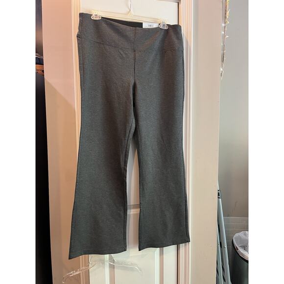 Gray NY Style & Co Ponte Mid rise Stretch Knit Pull on Bootcut Pants - XL - Picture 11 of 11